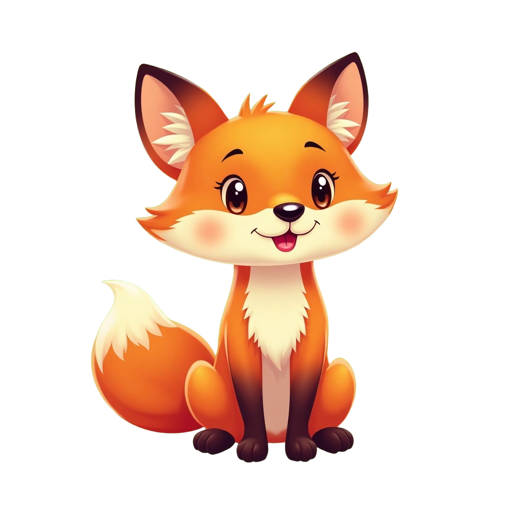 Cute Cartoon Fox